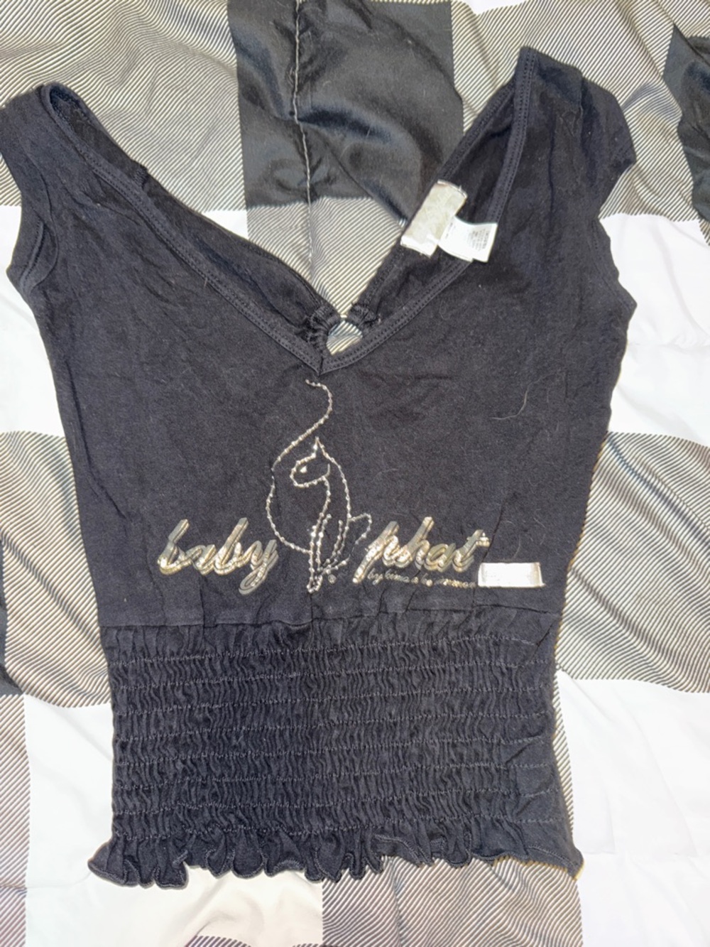 Y2k vintage Baby Phat cinched top